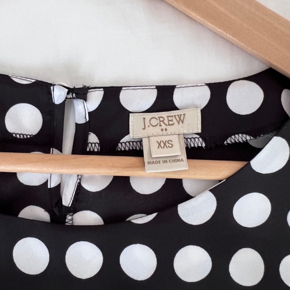 J Crew Polkadot Blouse XXS - Picture 3 of 5